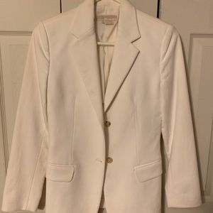 Michael Kors Women’s White Tailored Blazer Size 4